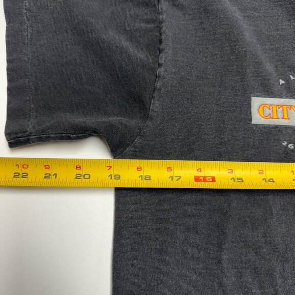 Vintage City Lights Bookstore T Shirt Medium 19x24.5 San Francisco Faded 90s - Picture 6 of 7